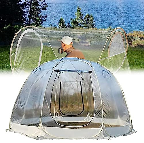 Transparentes Campingzelt, Outdoor-Partyzelt, Blasenzelt, Pop-Up-Pavillon, 5–7 Personen Iglu-Kuppel Gartenterrasse Überdachung, Für Wintergarten, Restaurant, Outdoor-Camping