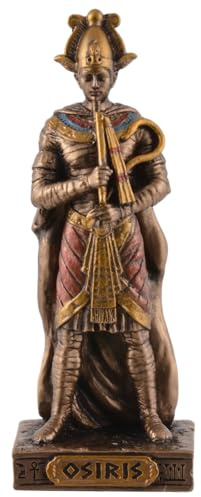 Ägyptischer Gott Osiris, Miniatur, bronzef./coloriert by Veronese