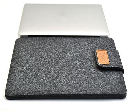 Vertikale Filz Laptoptasche Tablet Sleeve 11-15 Zoll, Farbe:Dunkelgrau, Größe wählen:14 Zoll