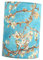 Amosfun Lampenschirm aus blauem Stoff, zylindrisch, 14 cm, für Hänge- und Tischlampen, Innendekoration und Staubschutz