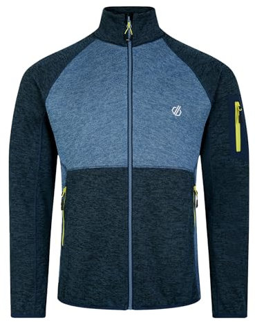 Dare 2b Herren The Active Mountain Series Zip Through Fleece, Moon Den/Neon, M