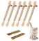 GIAPINST 12 Stück Katzenminze Sticks, Natural Matatabi Katzen Kauhölzer, Katzenminze Bälle, Katzenspielzeug Selbstbeschäftigung Set Für Katzen Zahnreinigung und Ruhige Katzen Angst