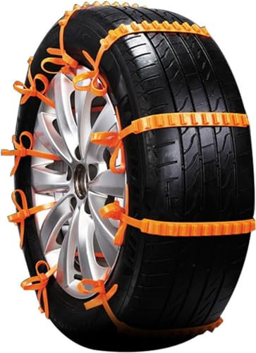 Für Opel Corsa D 2006-2014 10 Stück Wiederverwendbar Auto Schneeketten, Notfall Schnee Reifenketten Zubehör,20 pcs