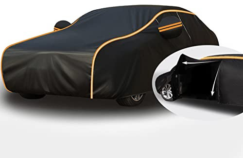 BeRFLo Autoabdeckung für Mini Cooper F55/F56/Convertible/Clubman, Autoabdeckungen Für Automobile All Weather Waterproof Sun Rain and Dust Protection(Color:BO,Size:Convertible)