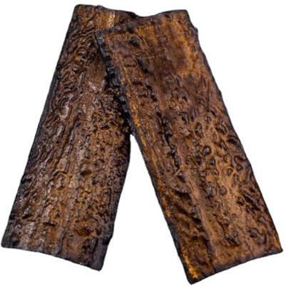 EVZZ 2PCS Messergriff Waagen Platten POM Harz Geweih Horn Material Schwert Herstellung Supplies