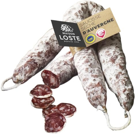 Maison Loste | Französische Ringsalami aus der Auvergne | luftgetrocknet | im Stück | 300g