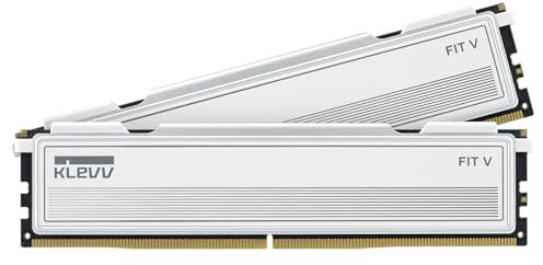 KLEVV FIT V DDR5 32 Go (2 x 16 Go) 5600 MHz CL30 1,25 V Mémoire RAM SK Hynix Chip XMP 3.0/AMD Expo Ready (KD5AGU880-56K300F)