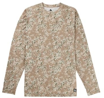 Burton Herren Midweight Base Layer Crew Snowfall Camo M