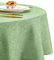 DWCN Grün Tischdecke Rund 180cm，Tischdecke Leinenoptik Abwaschbar Tischdecke Outdoor Tischdecke Wetterfest Tischwäsche für Esszimmer, Garten, Party, Hochzeiten, Haushalt Wohnzimmer, Balkon