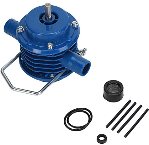 Baxnore Mini Self Priming Pump, Hand Drill Water Pump, DC Centrifugal Pump, Handheld Electric Drill Pump, Drill Powered Pump for Water Transfer
