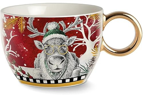 Egan Tazza Colazione Natalizia Renna, con Una capacità di 530 ml. La referenza è: 120166