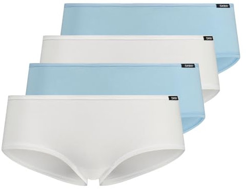 SKINY 4er Pack Damen Panties Panty Unterhose Every Day In Cotton Advantage, Farbe:Mehrfarbig, Wäschegröße:38, Artikel:-S864 Angel Falls Selection