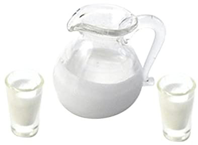 UPKOCH Pot à Lait Miniature Décoratif Modèle De Pot à Lait pour Maison De Poupée à Miniature pour Décoration Intérieur