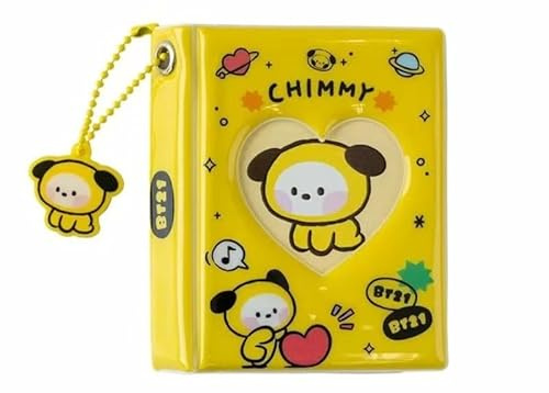 Kpop Kartenalbum Photocard Halter Buch Photocard Organizer Mini Fotoalbum 32 Taschen Geschenk für Korean Pop Fans (CHIMMY)