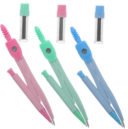 COOPHYA 3sätze Mathematik Zirkel Teiliges Geometrie-zirkel Und Robuste Zeichenwerkzeuge Für Schule Kunst Und Design Hochpräzise Leicht Zu Bedienen Und Langlebig