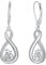Micory Damen Katze Hängend Ohrringe 925 Sterling Silber Ohrstecke für Schmuck Geschenke Damen Mama Freundin