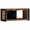 MOBCANT TV-Schrank, TV-ständer Fernsehertisch Lowboard Sideboard Geeignet für Wohnung Hotel Schlafzimmer Büro 80x30x35 cm Massivholz Altholz