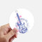 DIYthinker Gitarren-Musik Frische Muster Illustrsate Aufkleber 10Cm Wand Koffer Laptop Motobike Aufkleber 8Pcs Diameter 10cm Mehrfarbig