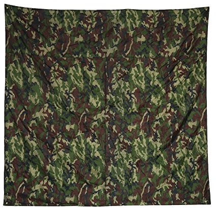 GOTOTOP Tarp Tarnung, Outdoor Tragbare Leichte Regendichte Matte Regen Abdeckung Camping Zelt Tarp Shelter Wandern mit Einer Aufbewahrungstasche(2X2M)