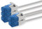 1aTTack.de 660158 Cat6 Cat.6 Kabel Cat Netzwerkkabel 3,0 m - Patchkabel Slim Kabel (Kleiner Durchmesser - sehr flexibel) 1000 Mbit/s - 5 Stück - grau