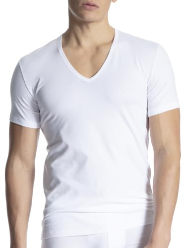 CALIDA Cotton Code T-Shirt Herren | mit V-Ausschnitt