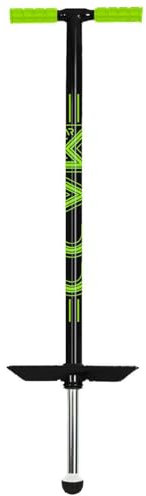 MGP Action Sports Madd Gear Pogo Stick for Boys and Girls Aged 8+ Suitable for Users up to 80kg (Black/Lime)