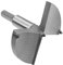 Utoolmart Forstner Holzbohrer Bohrer mit 90 mm Durchmesser Hartmetallspitze Professionelle Holzbearbeitung Lochöffner Power Rotationsschneider 80 mm Länge Grau für Scharniersperrholz 1St