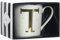 Depesche 5909.046 - Tazza con manico, in porcellana, 300 ml, con scritta T, 1 pezzo (confezione da 1)