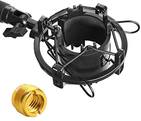 YOUSHARES AT2020 Mikrofonspinne Reduziert Vibrations Geräusche für Audio Technica AT2020 AT2020USB + AT2035 ATR2500 Mikrofon