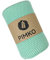 PIMKO Babydecke Strickdecke Kuscheldecke Schmusedecke weich und kuschelig ideal für Zuhause oder für Unterwegs für Allergiker geeignet aus natürlicher 100% Baumwolle Größe 80 x 100 cm (Mint)