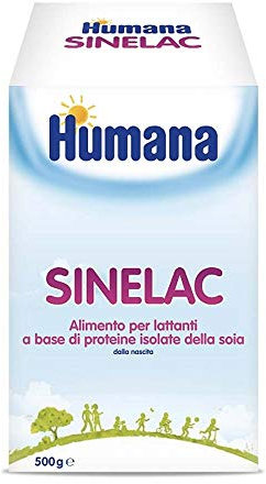 Humana Sinelac Alimento per Lattanti a base di Proteine Isolate dalla Soia, 500g