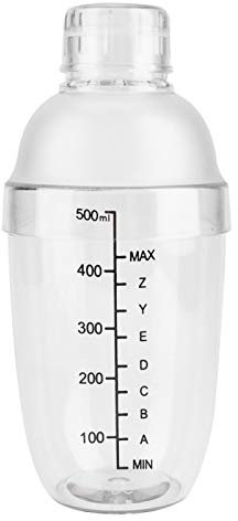 Barkeeper Shaker, PC Harz Bartending Tools Cocktail Shaker, Profi für zu Hause Milk Tea Shop Bar Theme Cafe(500ML)
