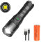 WINDFIRE Linterna Táctica Ultrabrillante 20000 Lúmenes Recargable, Potente 5 Modos Antorcha Militar, Zoom, Impermeable Camping Ciclismo Caza Montañismo LED Linterna, Incluida 5000 mAh 26650 Batería