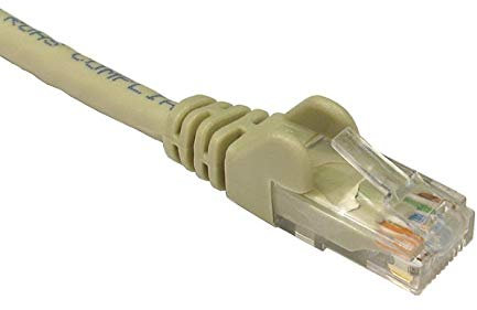 World of Data 30m GREY CAT6 Network Cable - Ethernet - LAN - Patch - Compatible with Internet, Broadband, Router, Hub, Modem-10/100/1000 - Gigabit 10 PACK