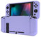 eXtremeRate PlayVital Coque pour Switch Coque Protection pour Nintendo Switch Accessoires Housse Étui,Absorption Chocs & Antirayures-Violet Pâle