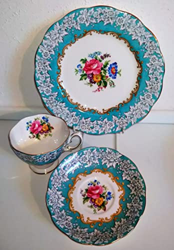 Tazza da collezione, Royal Albert / enchantmentl, 1 piattino, 1 piatto da dessert, originale, Bone China