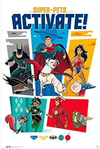 GB eye GBYDCO069 DC Comics League of Superpets Activate Maxi-Poster 61 x 91,5 cm