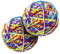 MYSUNBAR Katzen Ball Spielzeug, 2 Pcs Bunt Wool String Schaumstoffball Katzenspielzeug Ball Interaktives Katzenball mit Glöckchen Langeweile Lindern 8 * 8cm