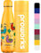 PROWORKS Bouteille d'eau Isotherme, sans BPA, Gourde INOX Reutilisable pour Maintien Chaud de 12 Heures & du Froid Jusqu’à 24 Heures, Sport, Gym, Voyage 500ml - Mellow Yellow - Lamas & Cactus