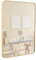 Terra Home Wandspiegel - Rechteckig, 60x80 cm, Roségold Gold Kupfer, Modern, Metallrahmen Spiegel - für Flur, Wohnzimmer, Bad oder Garderobe