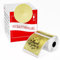Phomemo M110 M120 M200 M220 M221 rundes Kreis-Etikett – Thermo-Etiketten für Preis, Name, Adresse, Logo, Barcode, 50 mm x 50 mm, Gold (1 Rolle)