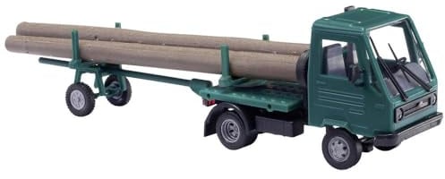 Busch 42229 H0 LKW Modell Multicar M26 mit Nachläufer