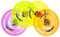 12 x Frisbee Flying Disc 20cm 4 Neon Farben Fliegende Scheibe Wurfscheibe Flugscheibe Tombola