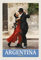 Ontrada Blechschild 20x30cm gewölbt Argentinien Tango Straße Deko Geschenk Schild