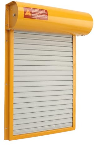 Yusat Automatischer Hühnerstall-Türöffner, Batteriebetrieben, Timer, Lichtsensor, Fernbedienung, LED-Anzeige, Manuelle Automatische Hühnertür (Gelb)