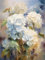 Taxpy Poster und Drucke Blaue Hortensien,40 * 60cm Bild Bilder auf Leinwand Wandbild Poster Leinwandbild Foto Canvas Wandbilder Wohnzimmer Deko