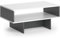 Vicco Couchtisch Josef, Couchtisch mit der Ablage, Anthrazit/Weiß, 80 x 46,2 cm mit 1 Regal