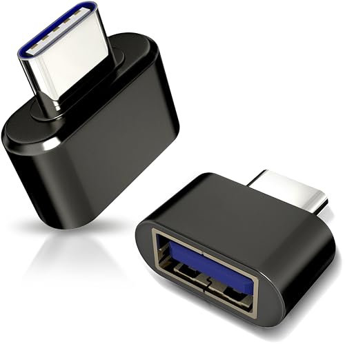 little potato USB C to USB Adapter (2 Pack), USB-C Male to USB 3.0 Female Adapter Compatible with MacBook Pro after 2016, MacBook Air after 2018, Dell XPS and More Type C or Thunderbolt 3 Devices