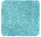 Brandsseller Badezimmerteppich 50x50 cm Badvorleger Badematte Badteppich quadratisch Chenille rutschfest saugstark maschinenwaschbar - Türkis