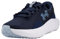 Under Armour Damen Charged Surge 4, leichte und atmungsaktive Laufschuhe, gepolsterte Joggingschuhe für langen Komfort,Washed Navy / Blue Calm / Metallic Blue Calm,38